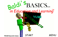 Play Baldi's Basics now!