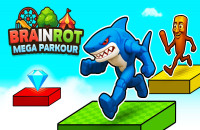 Play Brainrot Mega Parkour now!