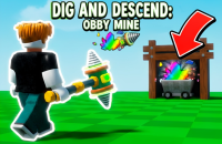 Play Dig and Descend: Obby Mine now!