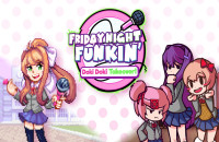 Play Friday Night Funkin' Doki Doki Takeover! now!