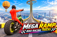 Play Mega Ramp Bike Racing Tracks now!