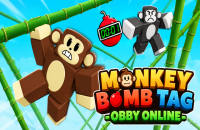 Play Monkey Bomb Tag - Obby Online now!