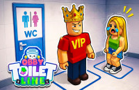Play Obby Toilet Line now!