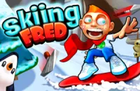 Skiing Fred