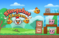 Play Slingshot Chicken now!