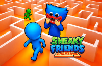 Play Sneaky Friends now!