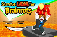 Play Survive Lava for Brainrots! now!