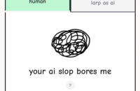 Play Your AI Slop Bores Me now!