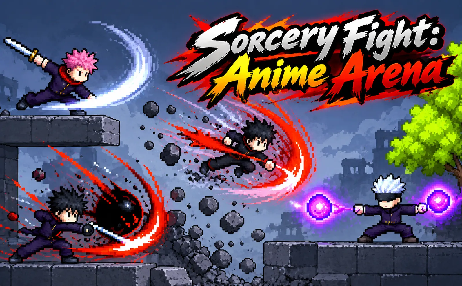 Play Sorcery Fight: Anime Arena now!